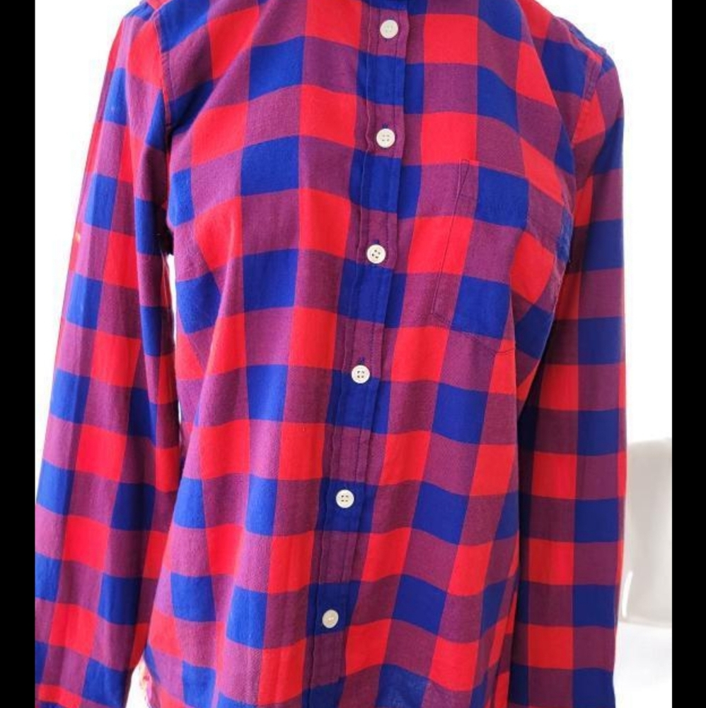 New with tags. J.CREW XS  Flannel button-down Women's